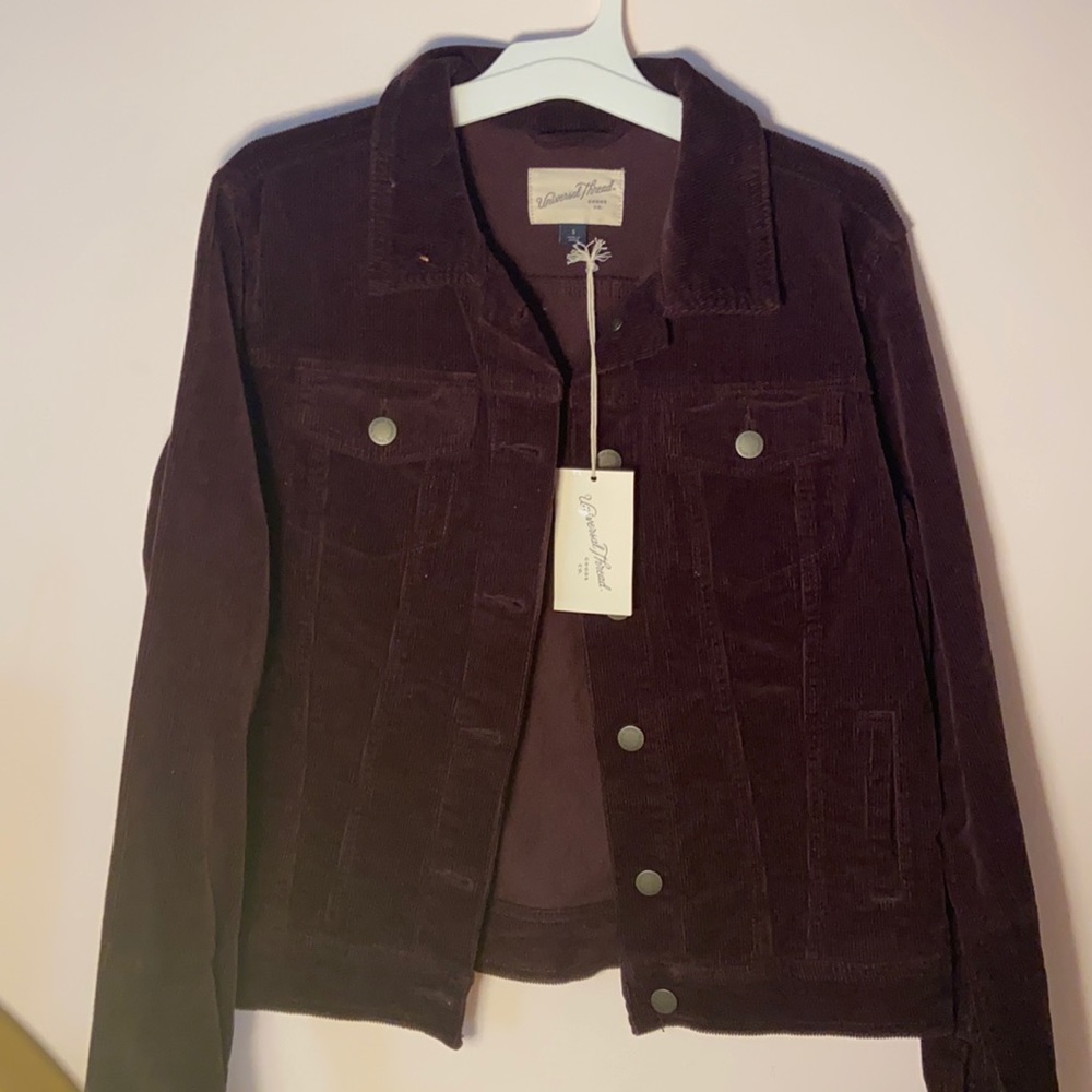 BROWN CORDUROY JACKET - SMALL - NWT
